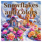 Snowflakes and Colour – Adult Colouring Book - Forget Me Knot