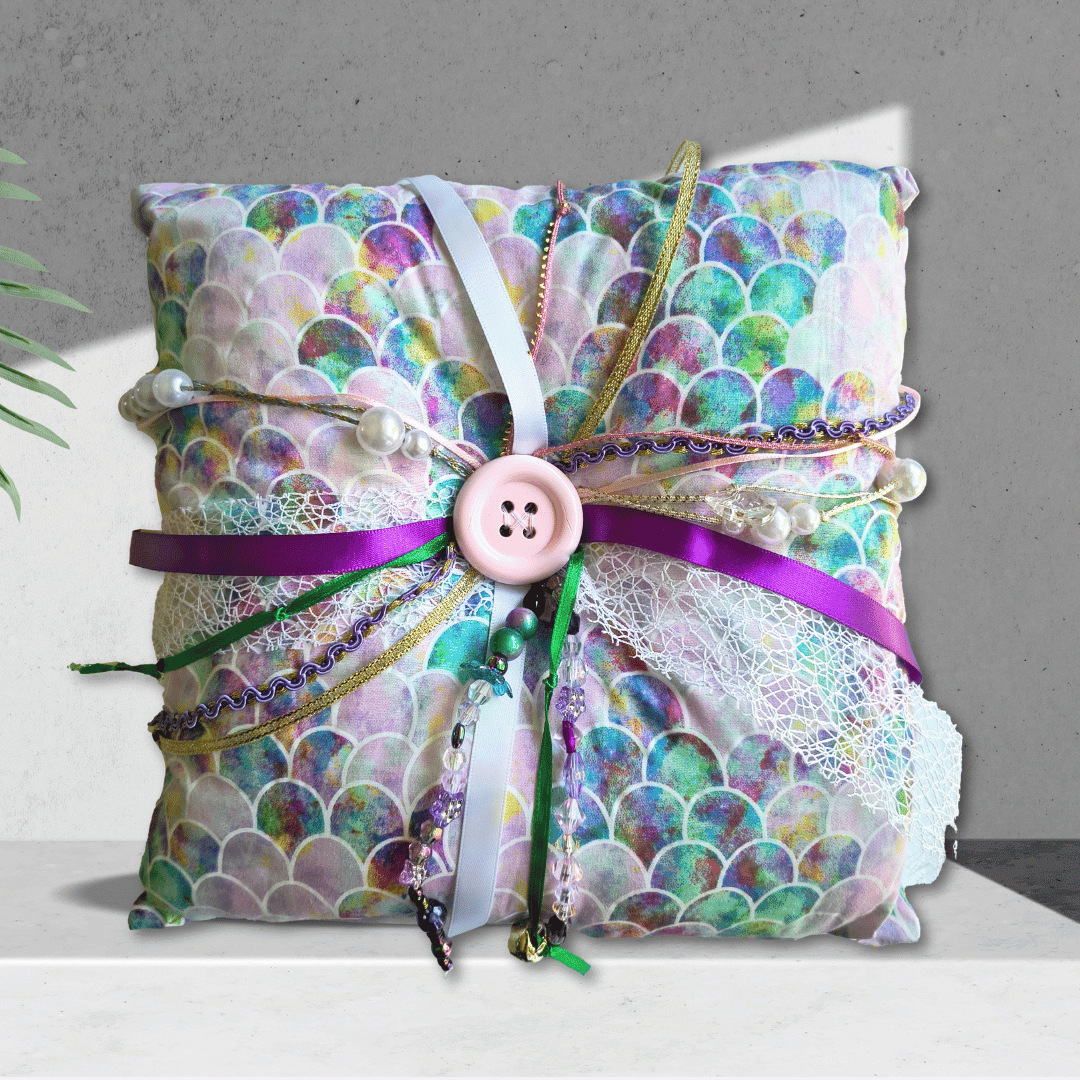 Mermaid Companion Fidget Cushion - Handmade Locally - Forget Me Knot