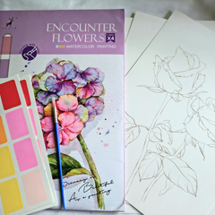 Encounter Flowers – Watercolour Painting Kit