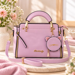 Kitty Charm Handbag – Bag Charm Ready Crossbody Bag