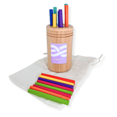 Color Sorting and Quantity Cognitive Balance Sticks - Forget Me Knot