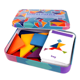 Portable Travel Shapes Puzzle Set - Forget Me Knot