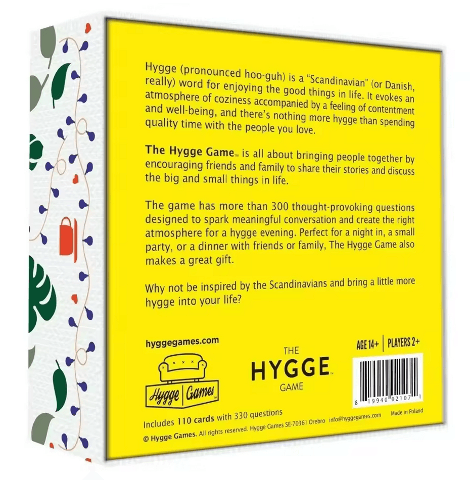 The HYGGE Game - 300 questions to start conversations - Forget Me Knot