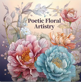 Poetic Floral Artistry – Adult Colouring Book