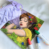 Edible & Washable 12 Marker Set with Case