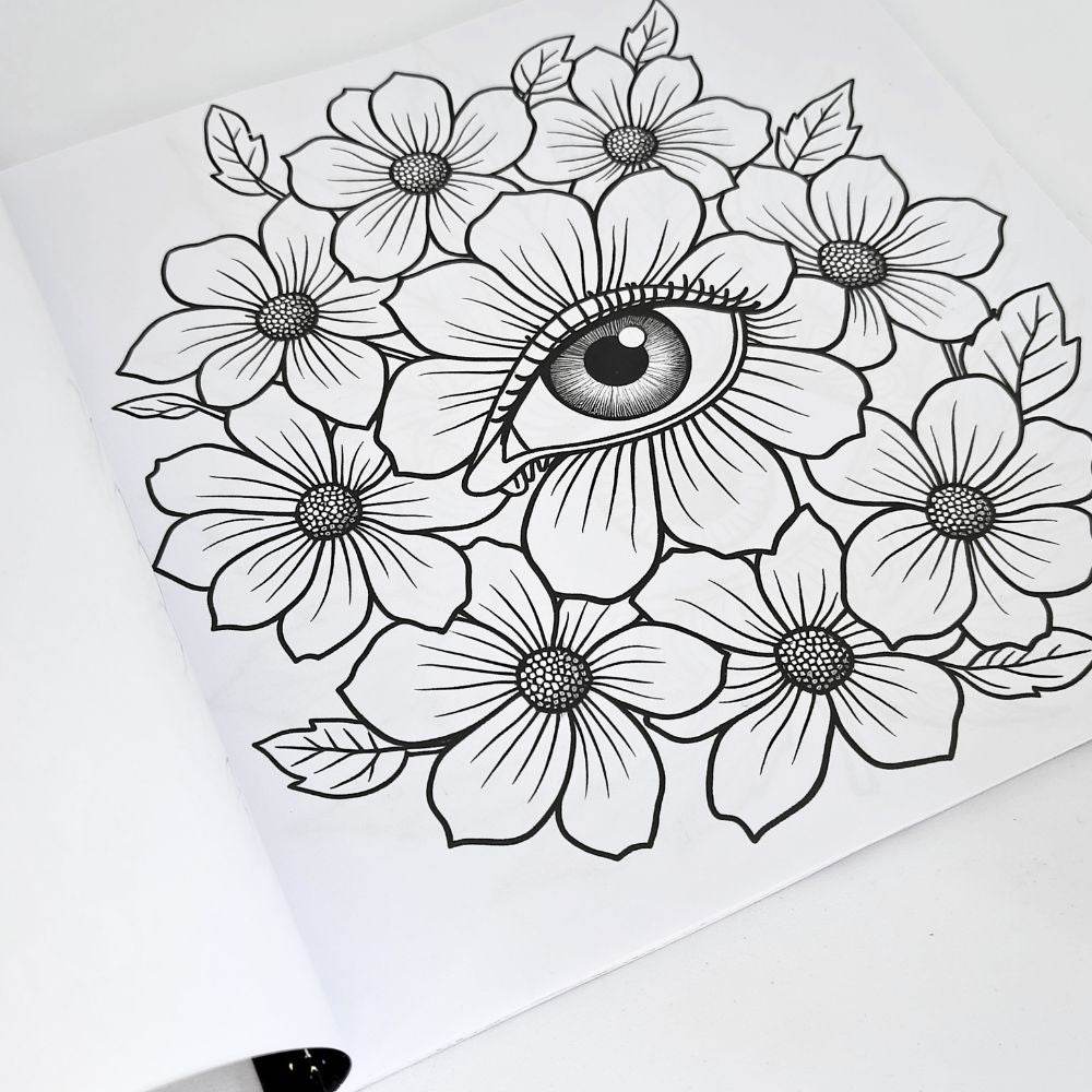 Magic Eye – Adult Colouring Book - Forget Me Knot