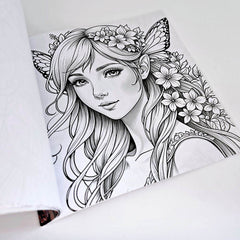 Snowflakes and Colour – Adult Colouring Book - Forget Me Knot