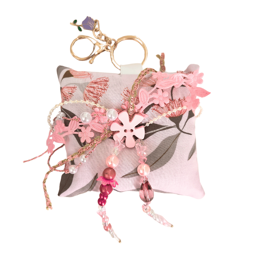 Small bottlebrush Companion Fidget Cushion - Forget Me Knot