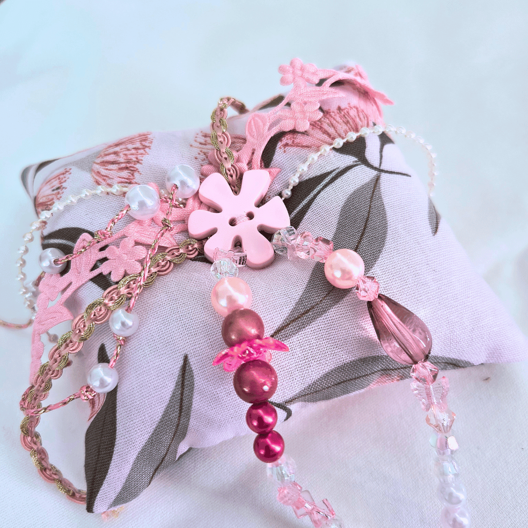 Small bottlebrush Companion Fidget Cushion - Forget Me Knot