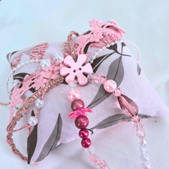 Small bottlebrush Companion Fidget Cushion - Forget Me Knot
