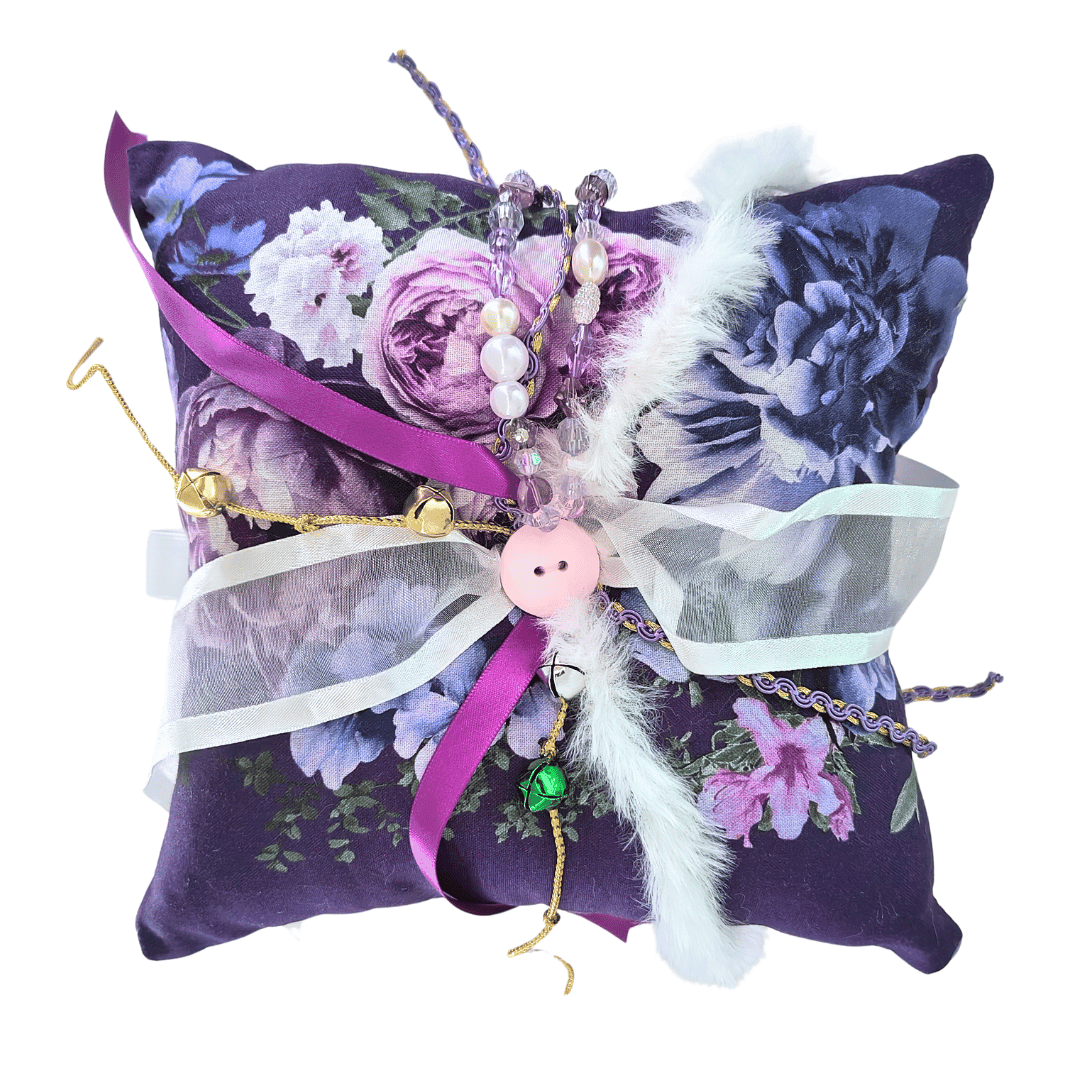 Flower Companion Fidget Cushion - Handmade Locally - Forget Me Knot