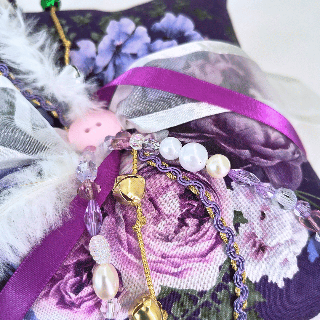 Flower Companion Fidget Cushion - Handmade Locally - Forget Me Knot
