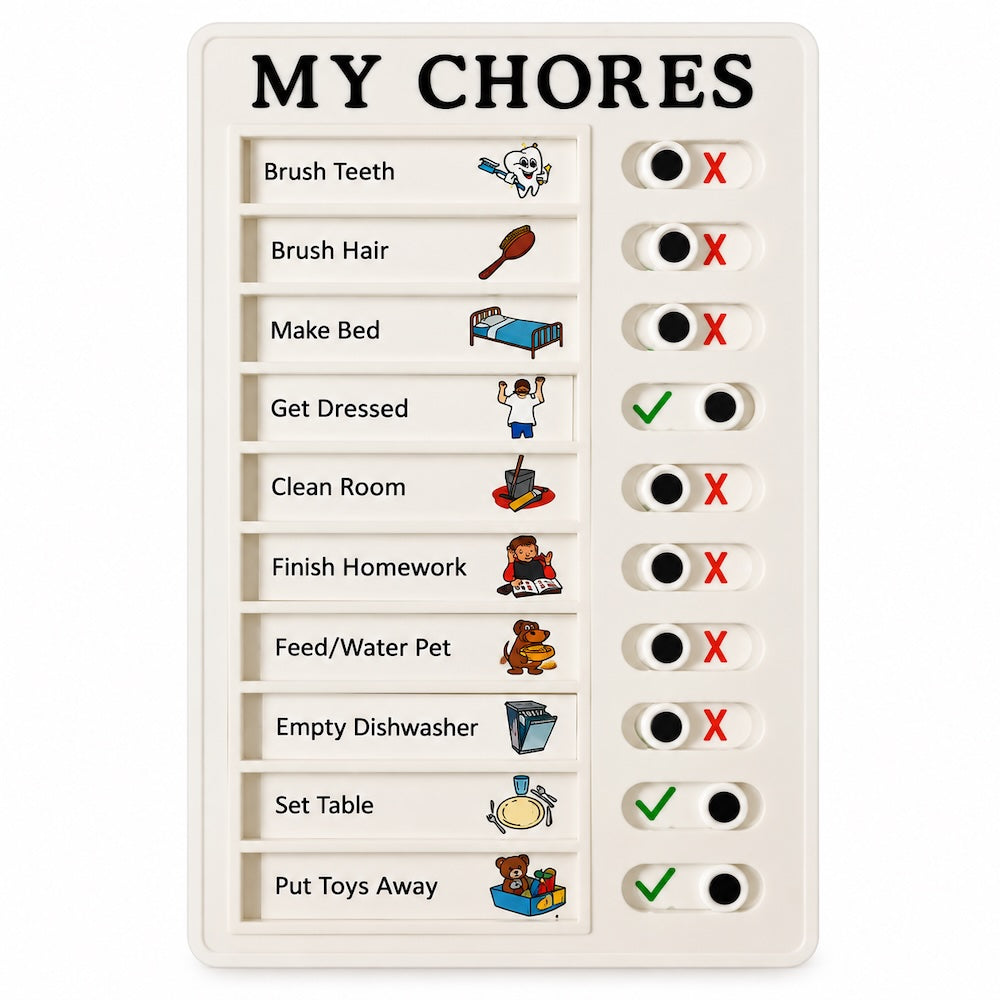 Customisable Daily Routine & Chore Chart for Adults