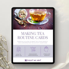 Making Tea Routine Cards – A4 Printable Activity & Conversation Set
