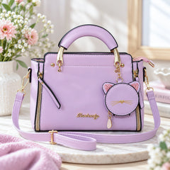 Kitty Charm Handbag – Bag Charm Ready Crossbody Bag