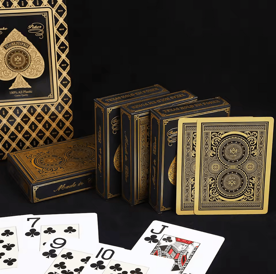 Luxury Large Print Playing Cards - Forget Me Knot