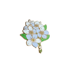Forget-Me-Not Enamel Pin - Forget Me Knot