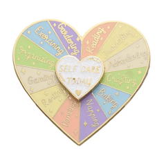 Self Care Enamel Pin - Forget Me Knot