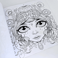 Fungi – Adult Colouring Book - Forget Me Knot
